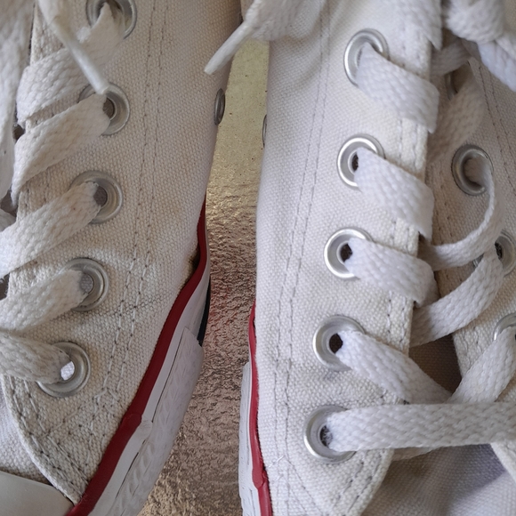 Converse Chuck Taylor All Star White Women's Size 8 Men's Size 6 - Picture 4 of 9